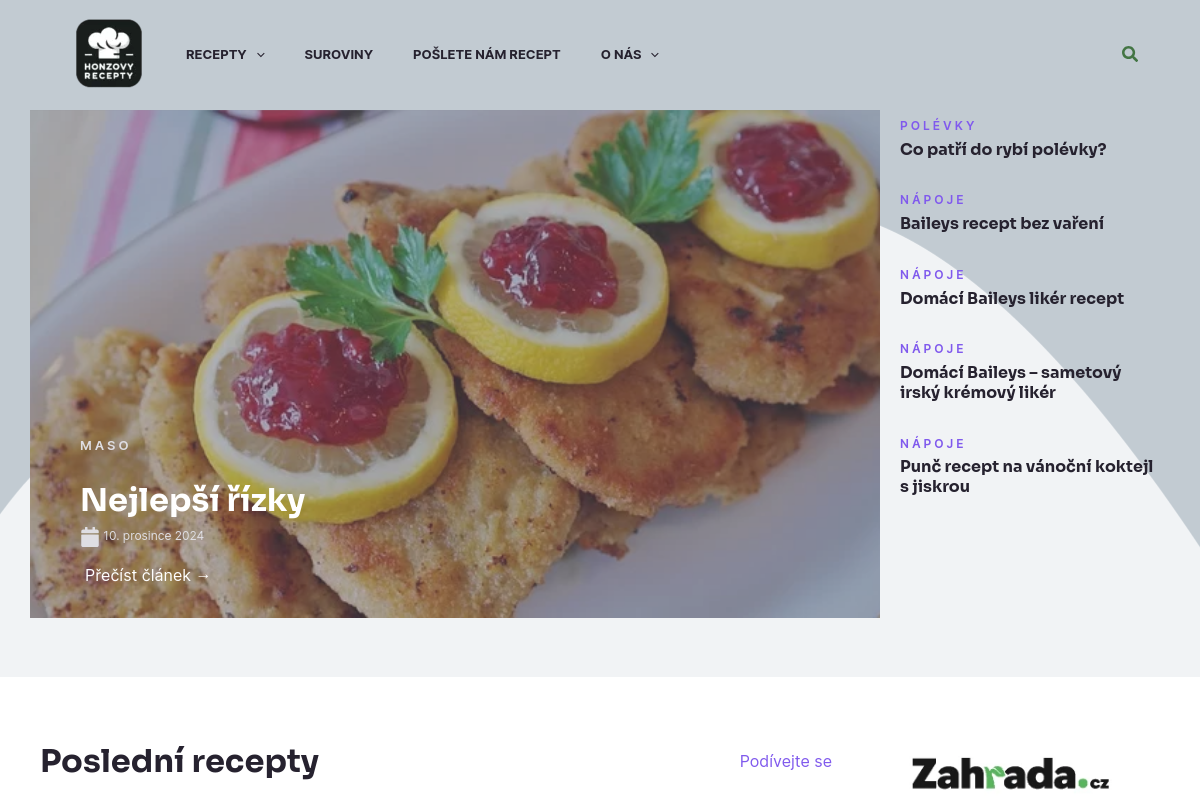 HonzovyRecepty.cz foto 1