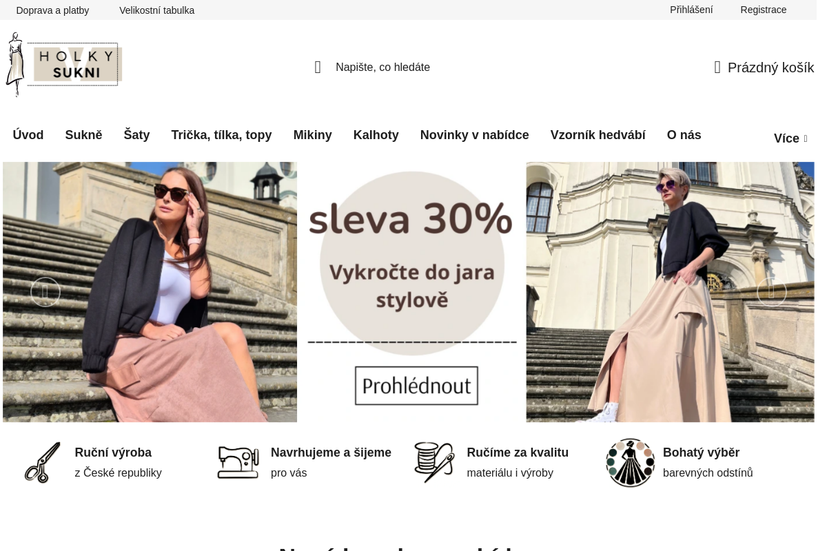 HOLKY V SUKNI
