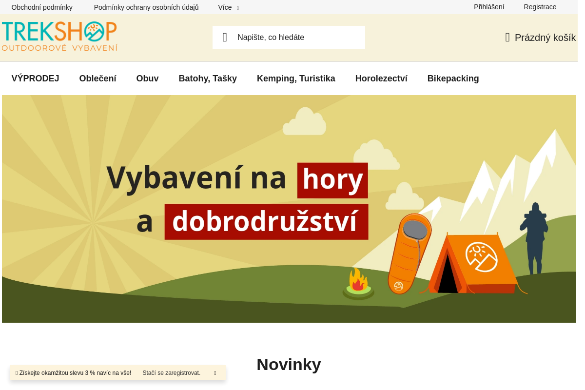 Trekshop.cz - outdoorové vybavení