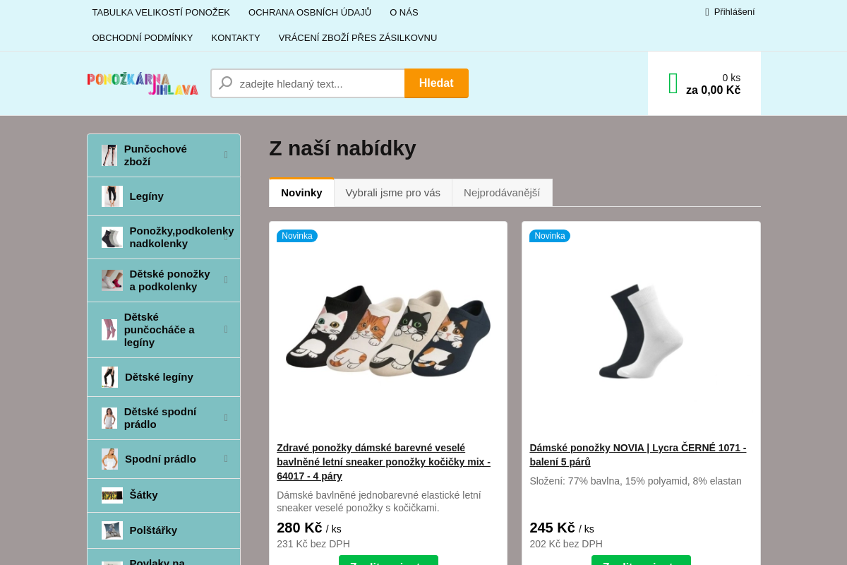 Ponozkarna-jihlava.cz foto 1