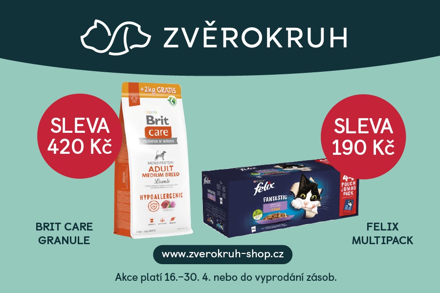 Granule Brit Care 12 + 2 kg se SLEVOU 420 Kč!