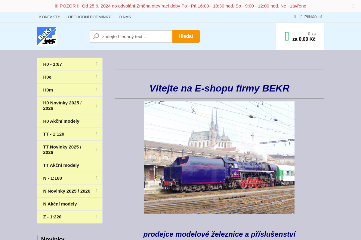 Železniční modelářství BEKR