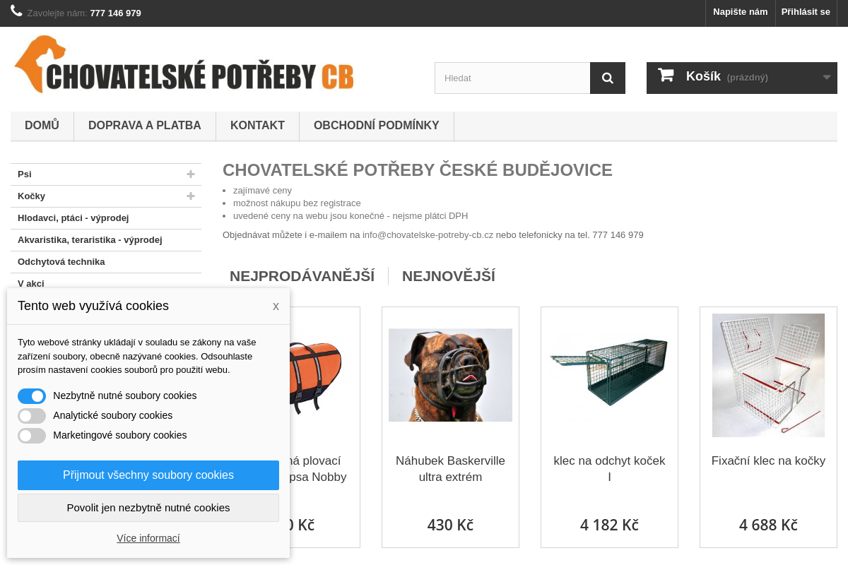 Chovatelske-potreby-cb.cz