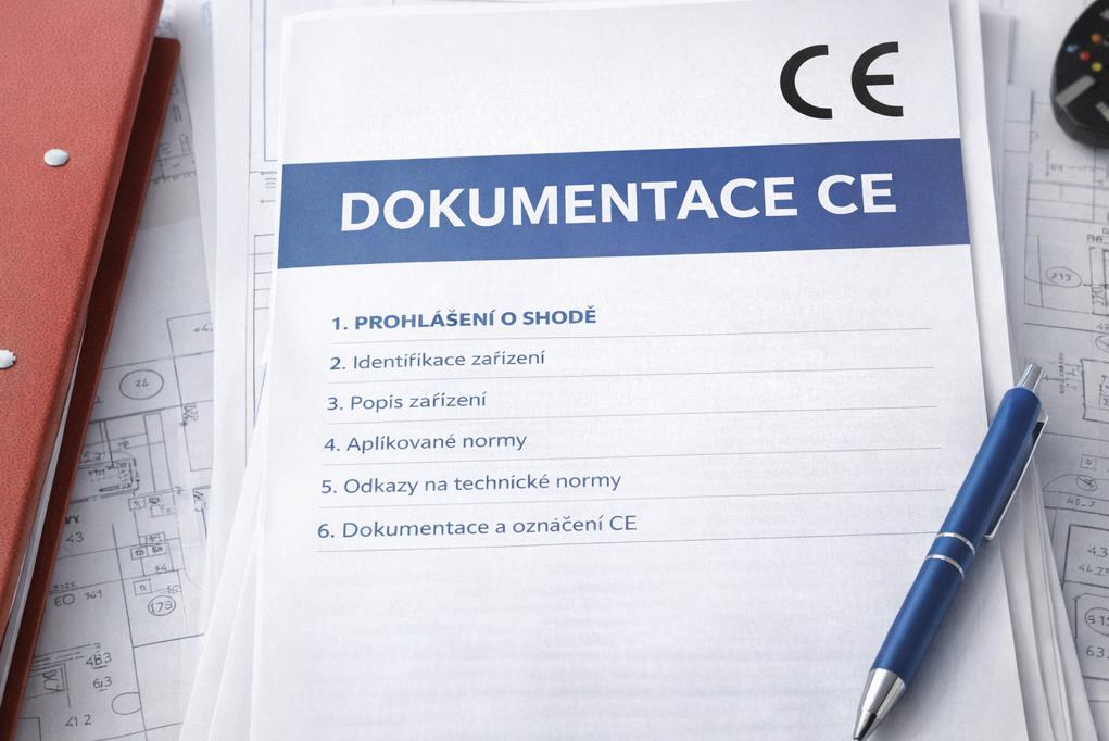 Dokumentace CE pro stroje a zařízení