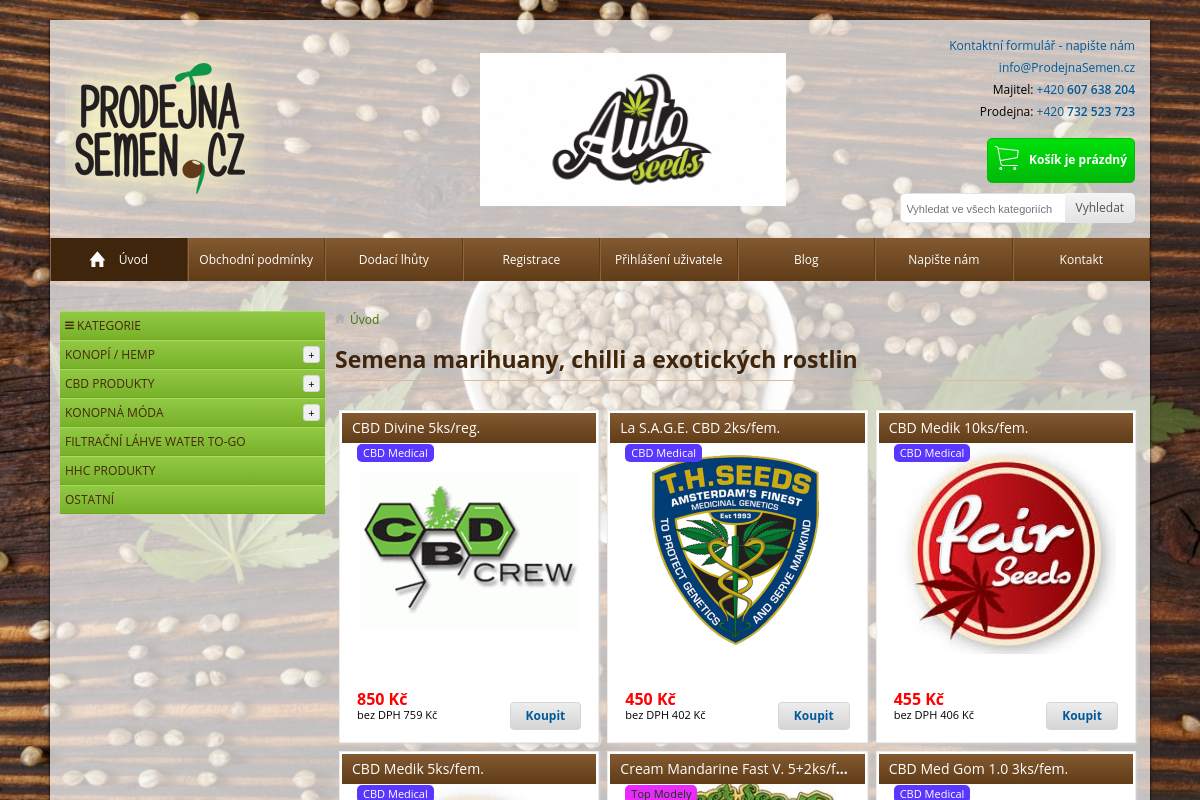 ProdejnaSemen.cz