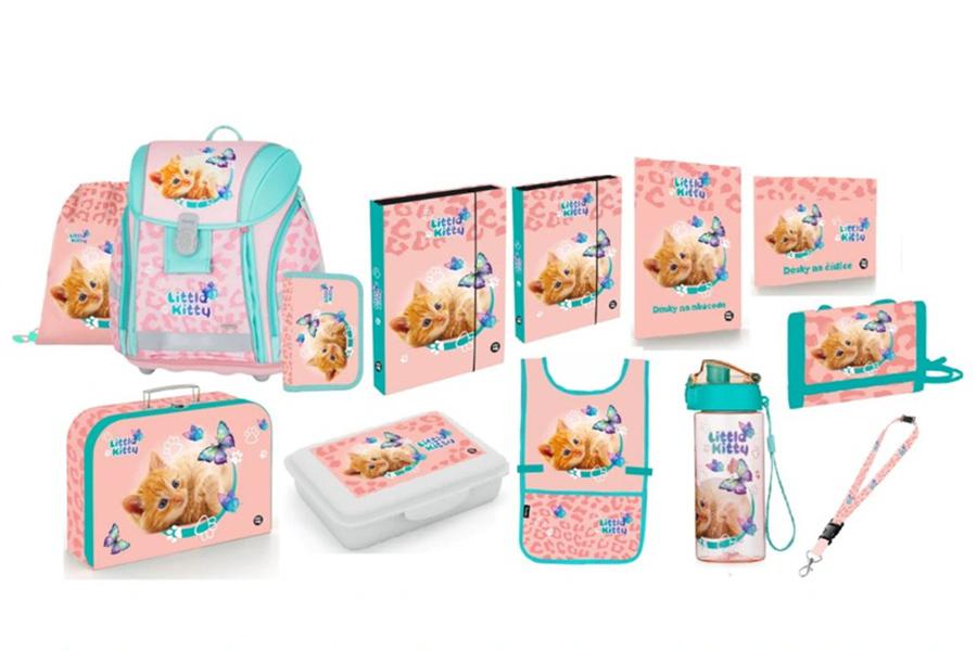 Školní set sada Premium Light Kočka - 13 ks
