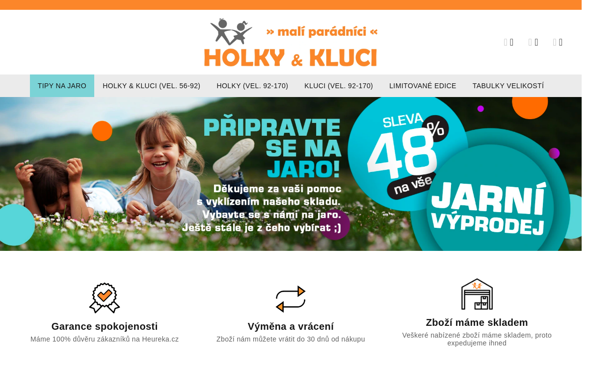 HOLKY & KLUCI dětské oblečení