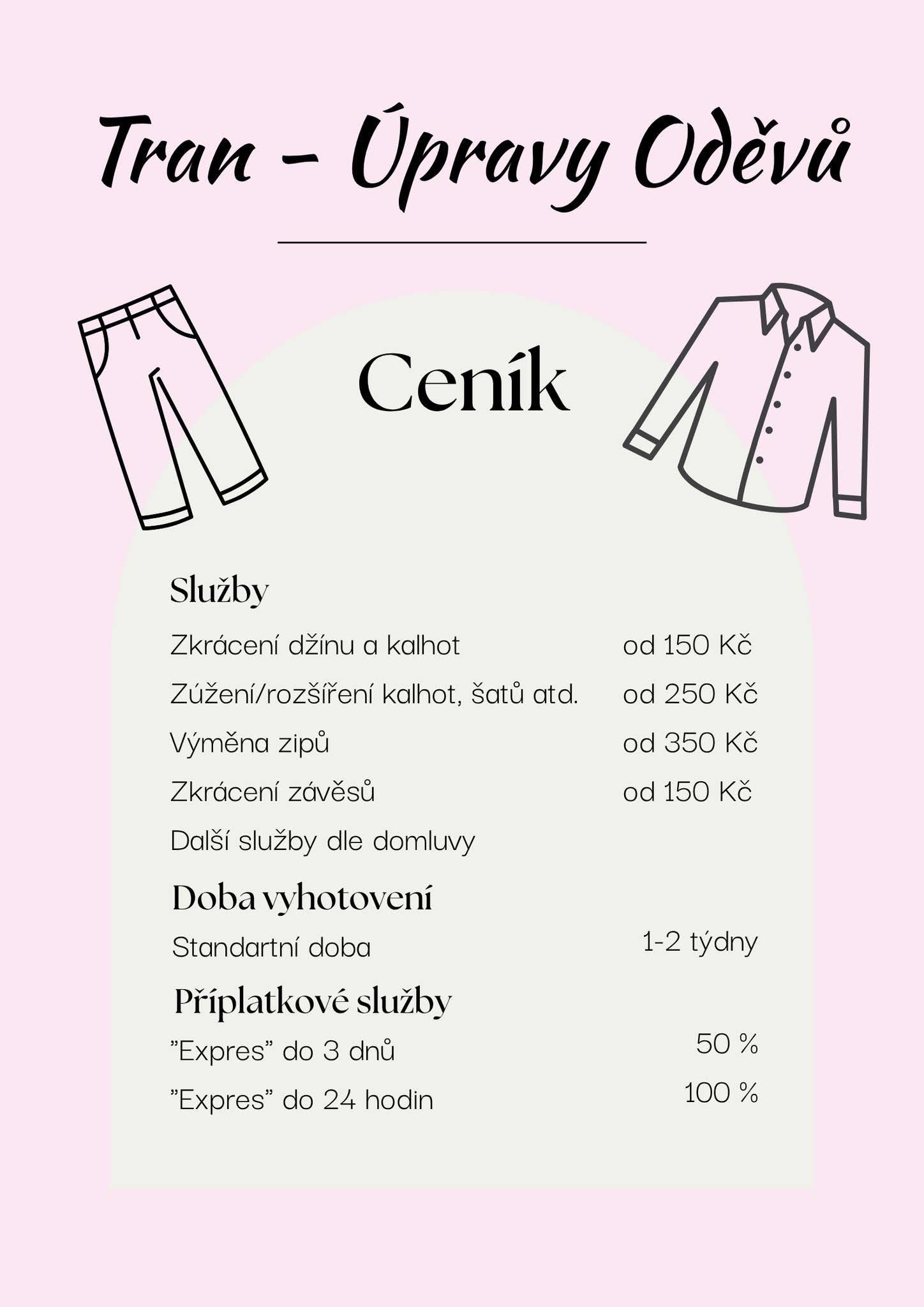 Tran - Úpravy Oděvů foto 2