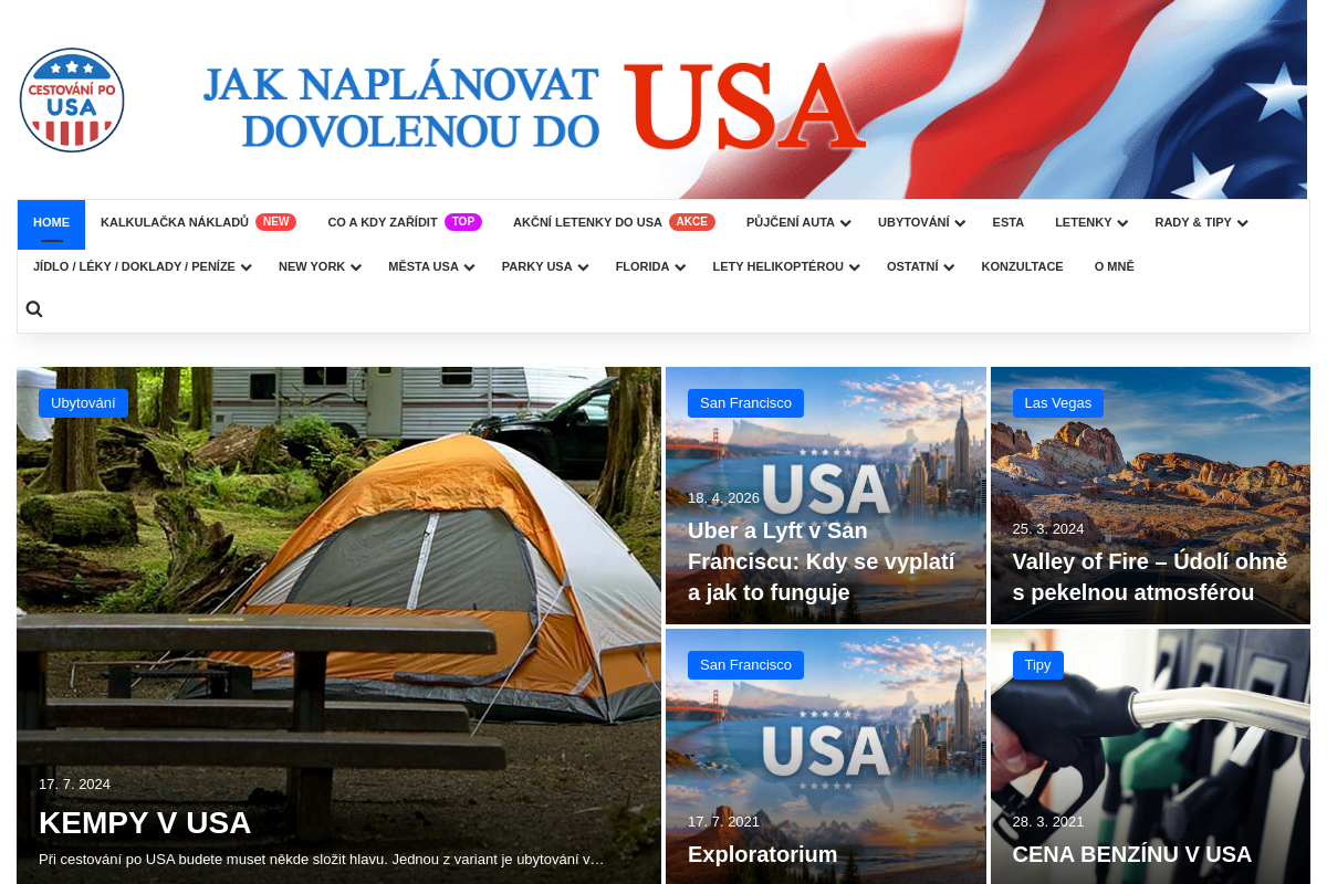 Cestování po USA.cz