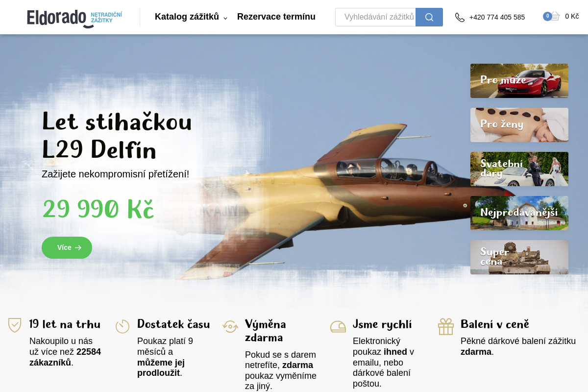 Eldorado - netradiční zážitky