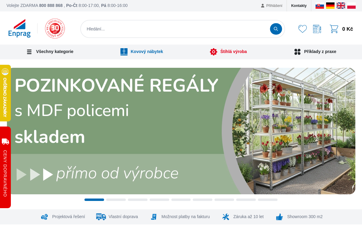 ENPRAG - kovový nábytek