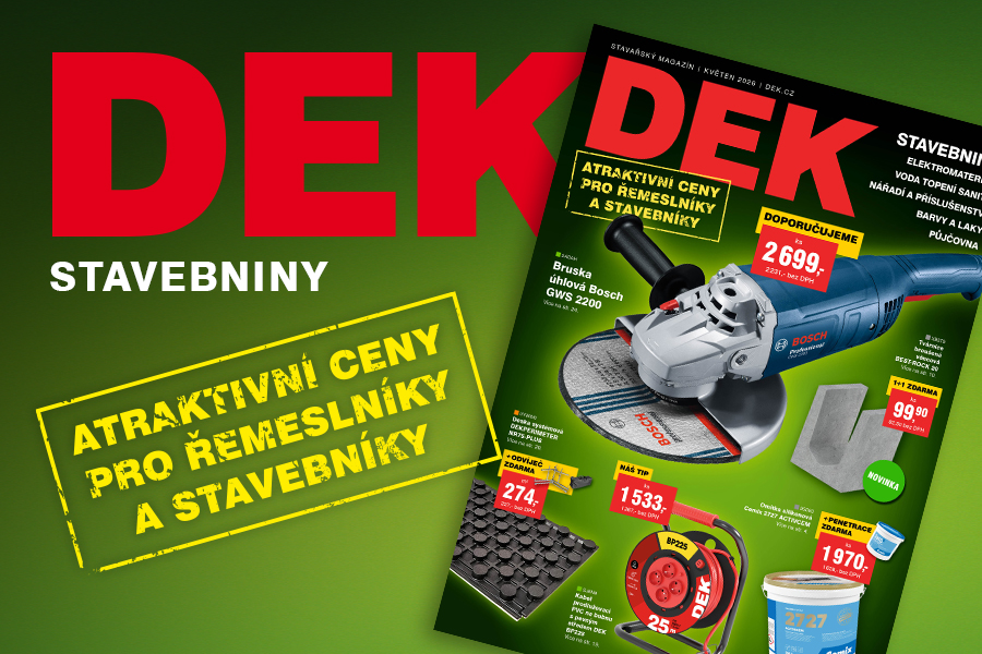 Květnový Stavařský magazín DEK