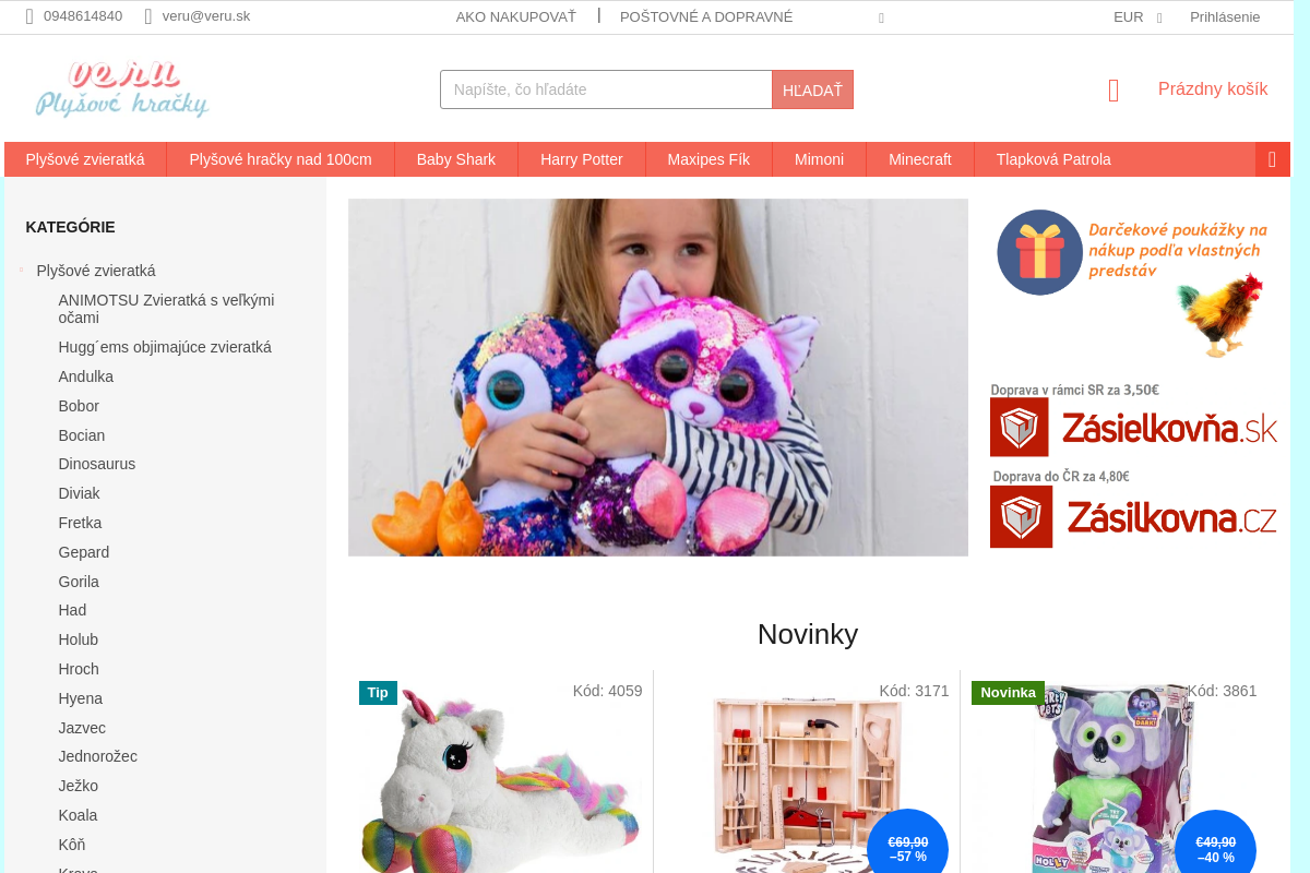 Plyšové hračky veru.sk