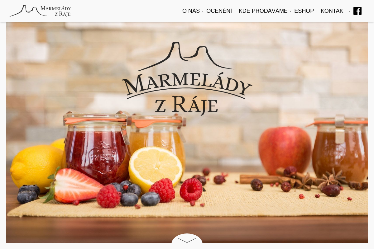 Marmelády z Ráje