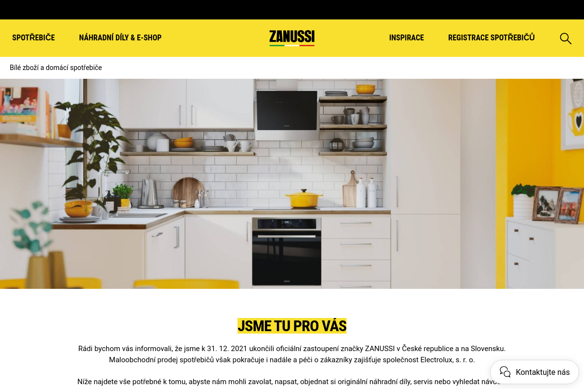 Shop.zanussi.cz