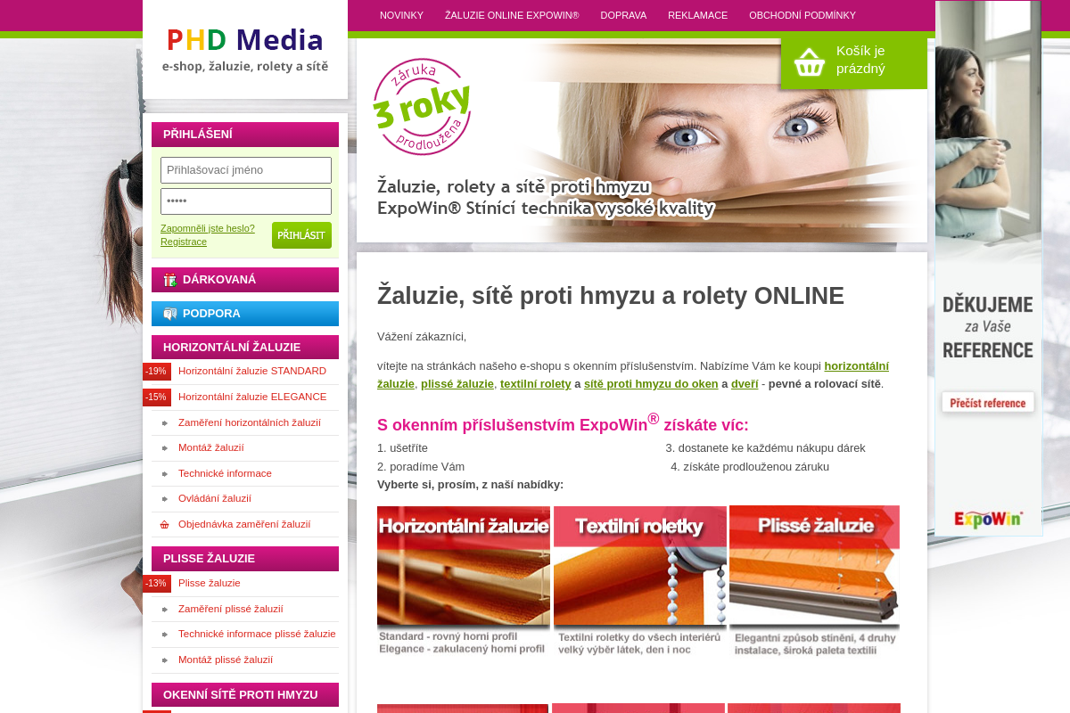 Nejlevnejsi-zaluzie-online.cz