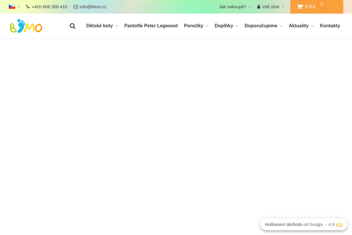 BIMO dětské boty a doplňky