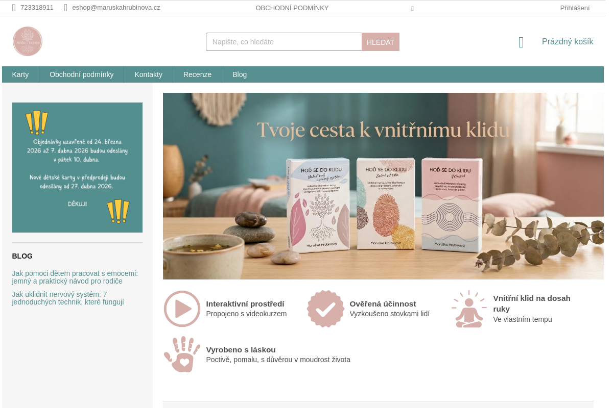 Eshop.maruskahrubinova.cz foto 1