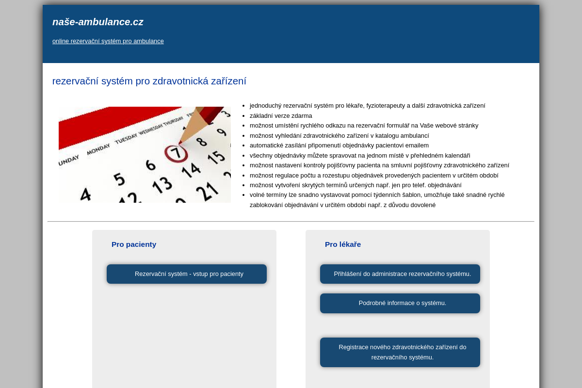 NašeAmbulance.cz