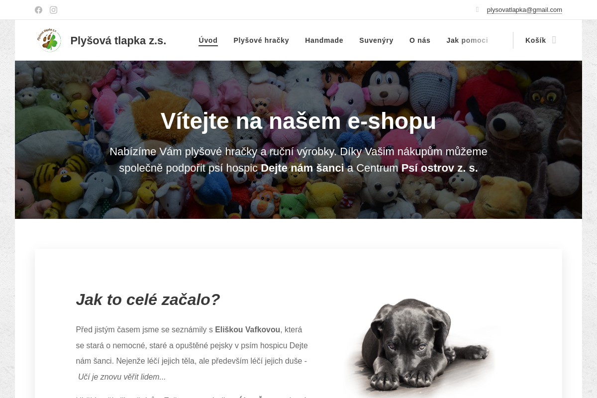 Plyšová tlapka