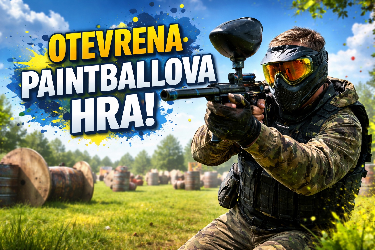 Otevřená Paintballová Hra