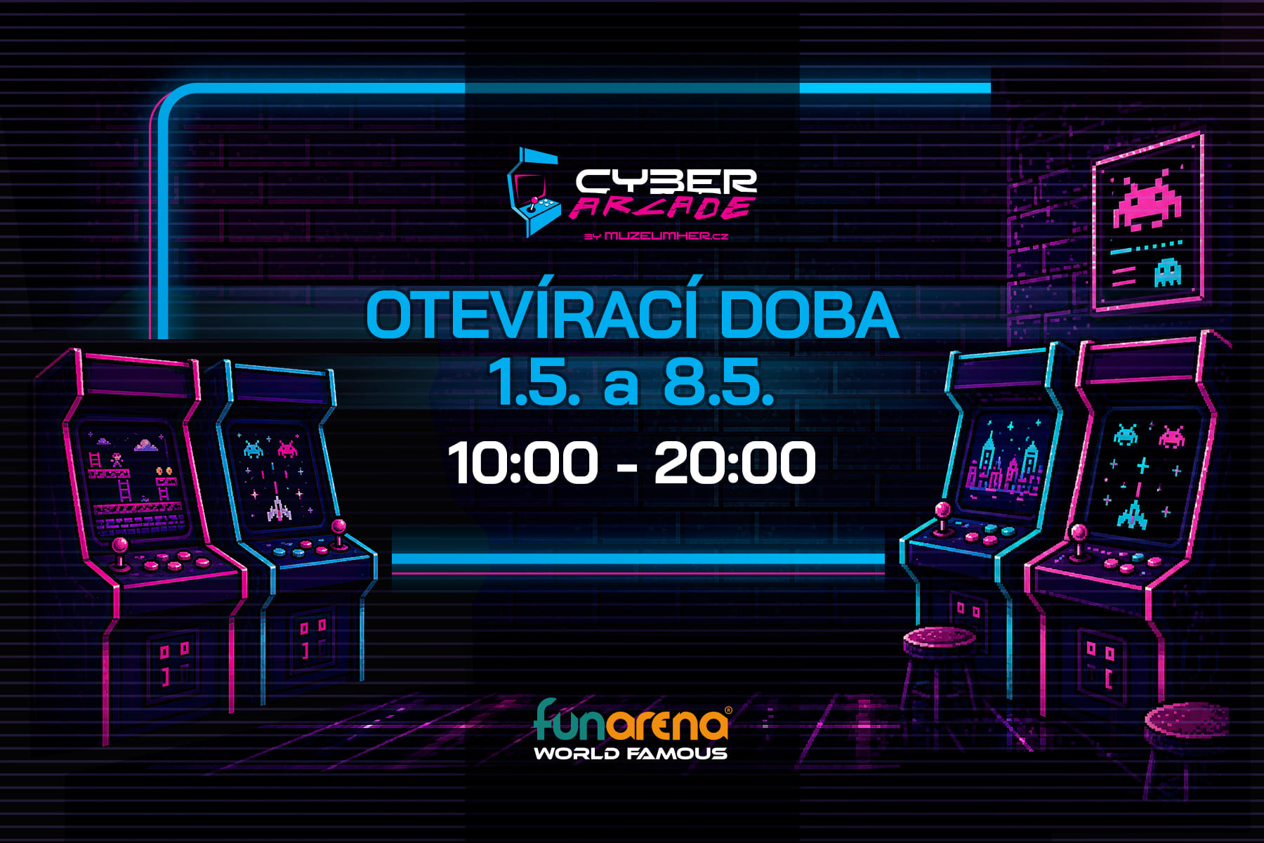 Oslav státní svátky v Cyber Arcade!