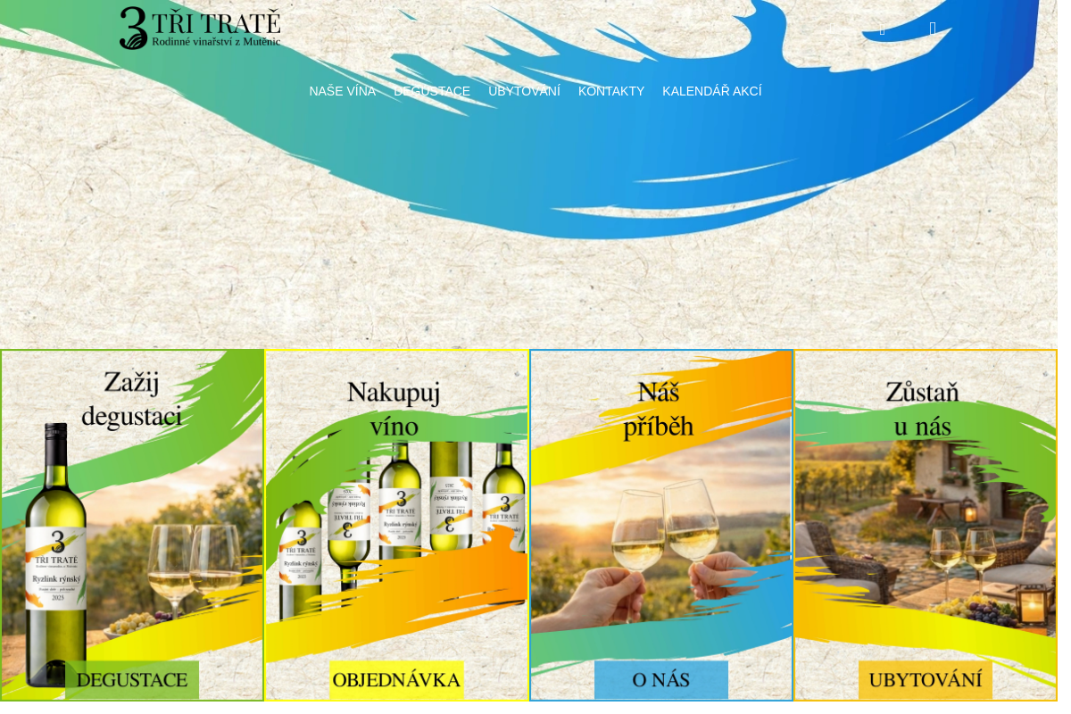 TŘI TRATĚ - Rodinné vinařství z Mutěnic
