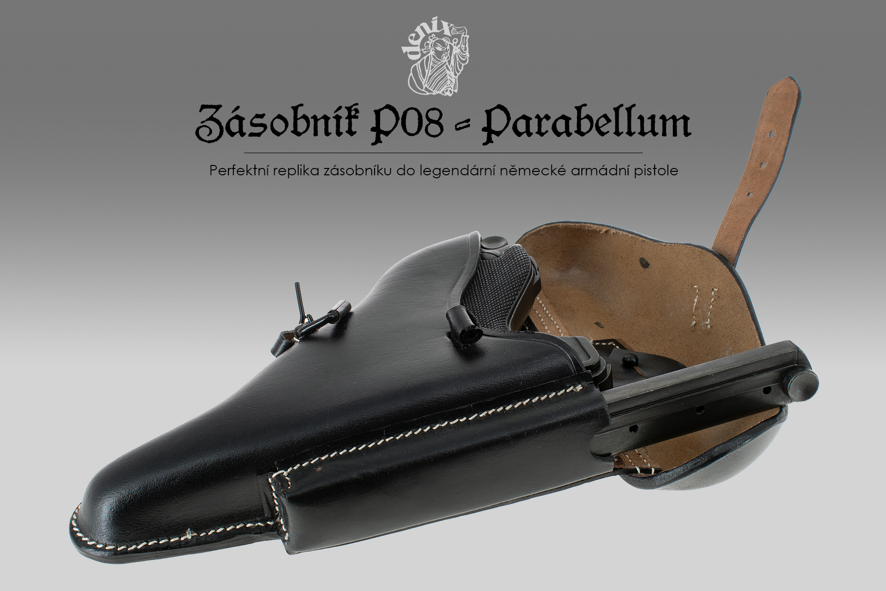 Náhradní zásobník do makety pistole P08 - Denix®