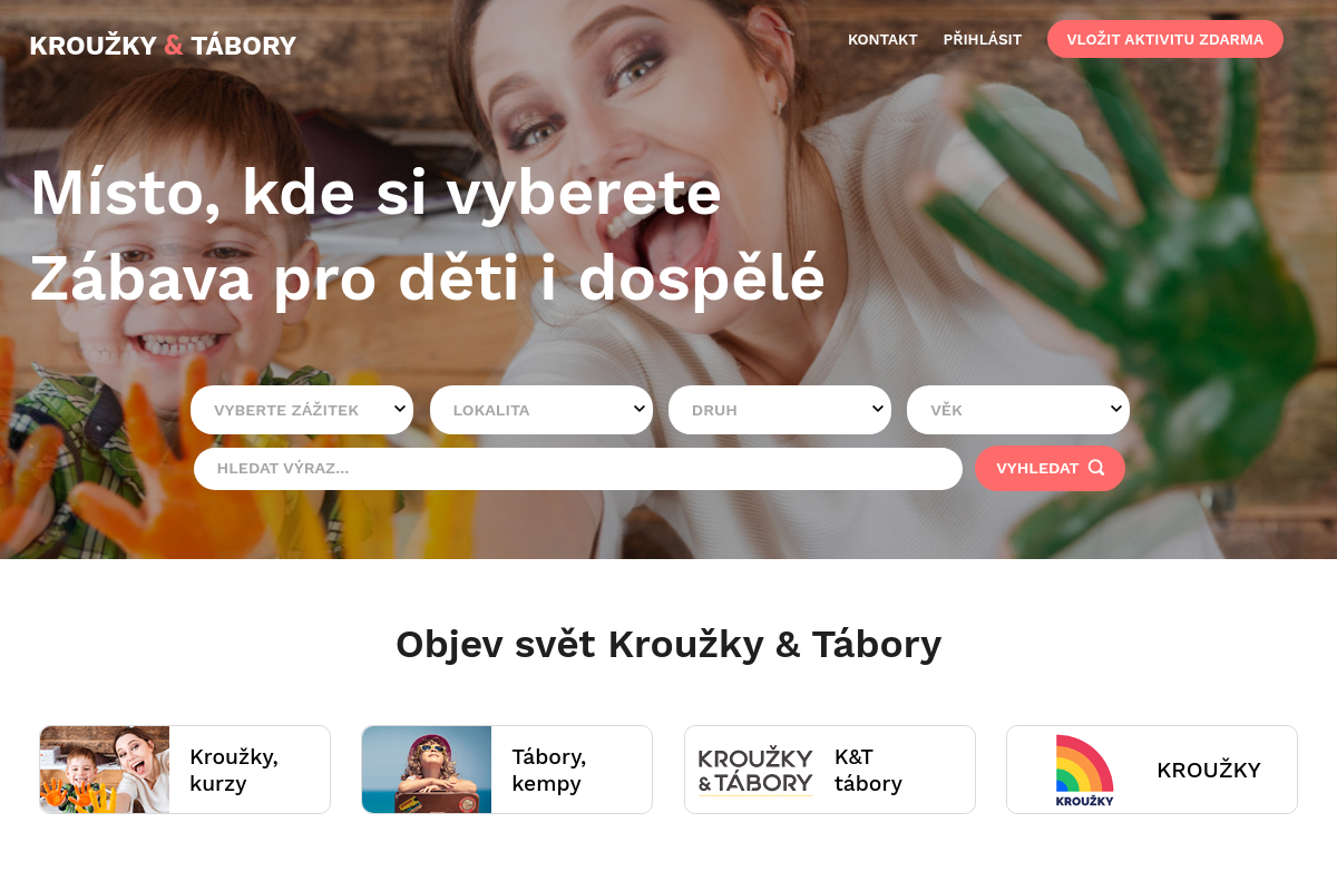 KROUŽKY & TÁBORY