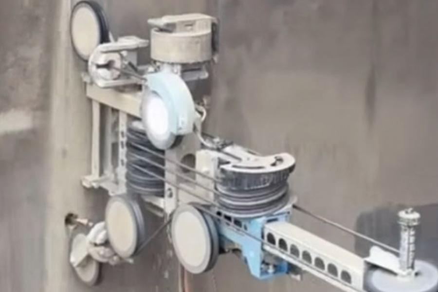 Řezání betonu lanem