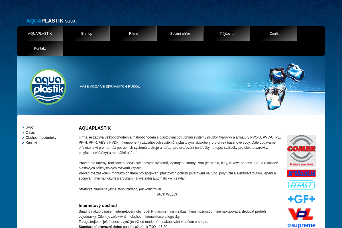 AQUAPLASTIK MORAVA, s.r.o.