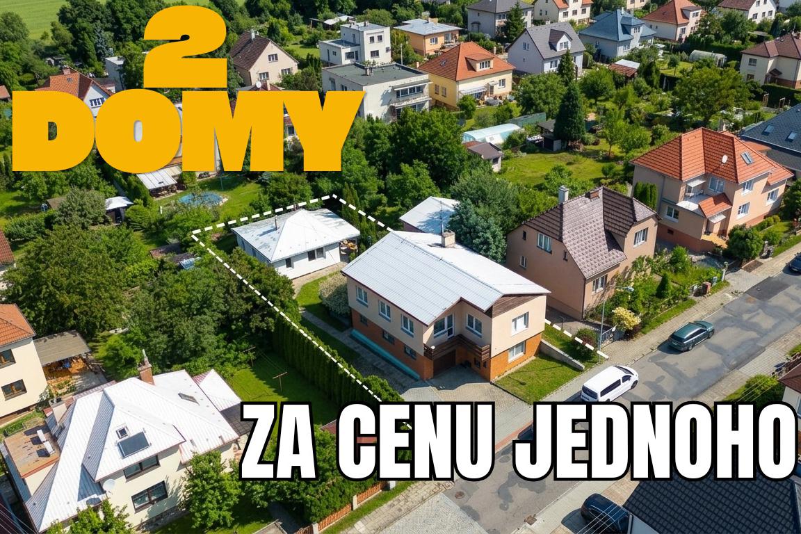 2 sousedící domy ve Zlíně za cenu jednoho