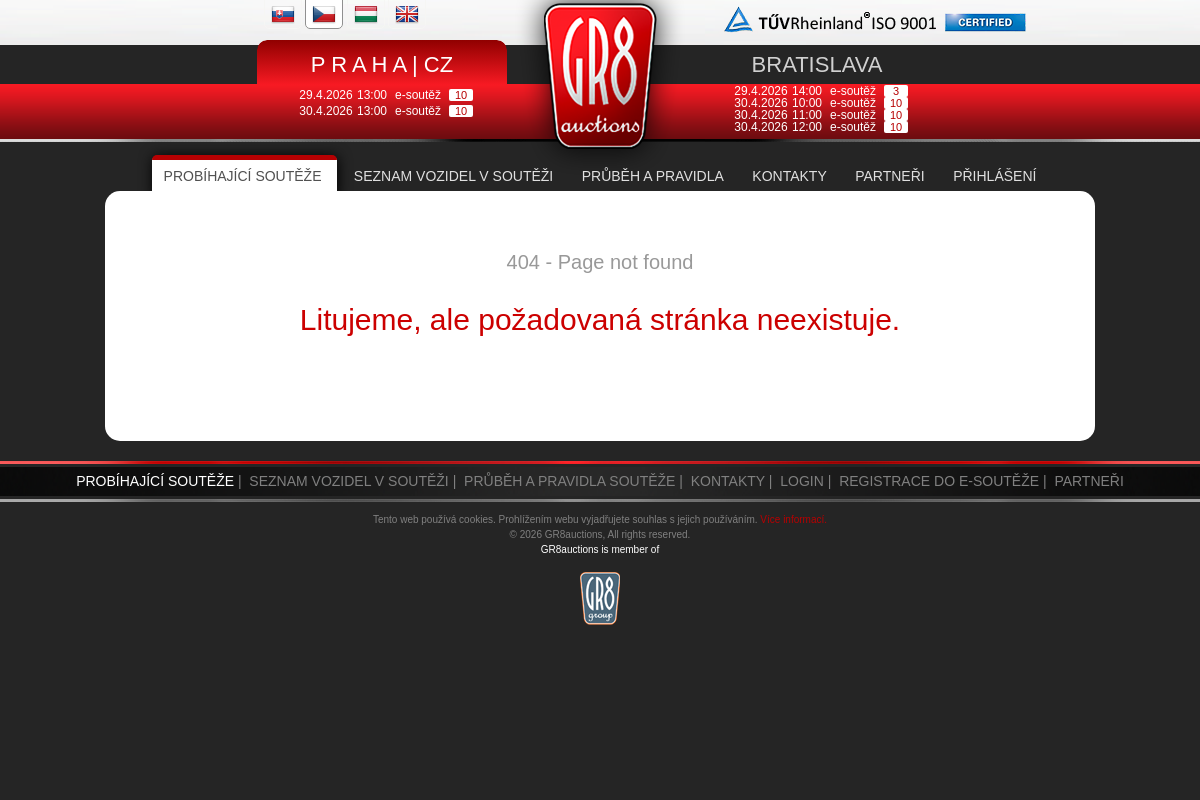 GR8 auctions s.r.o. - aukce