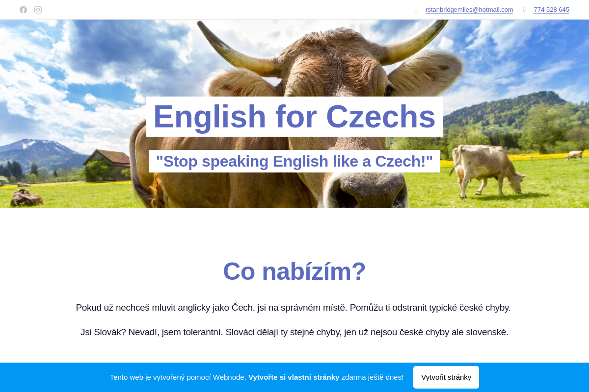 English for Czechs