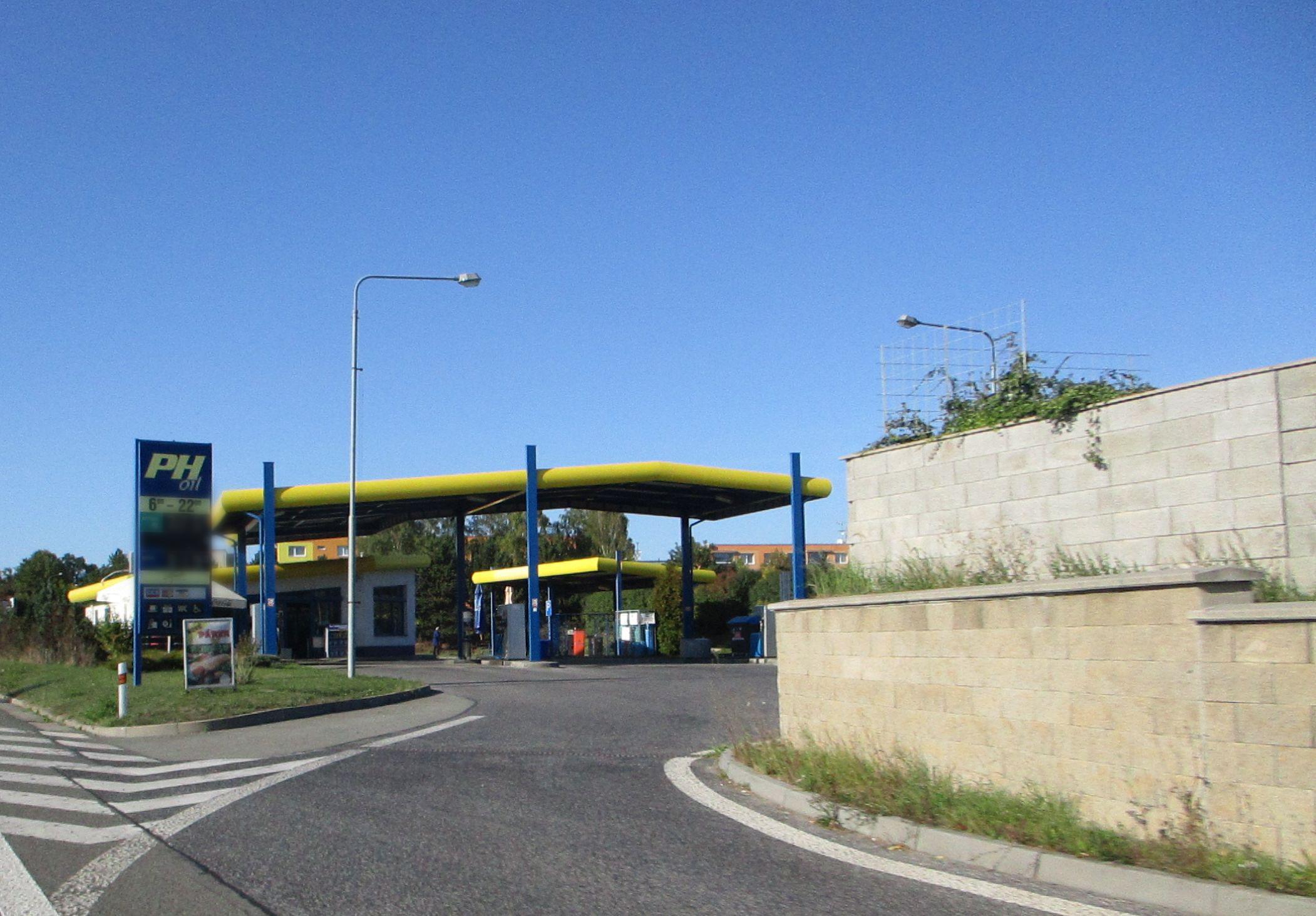 Občerstvení na čerpací stanici