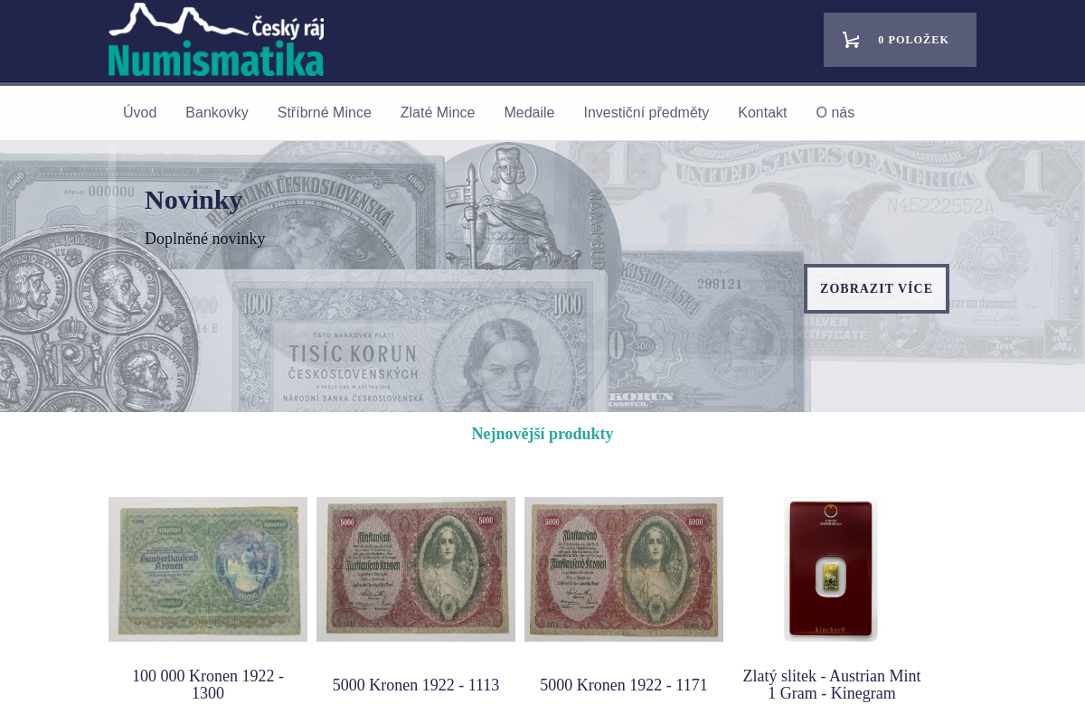 NUMISMATIKA ČESKÝ RÁJ, s.r.o.