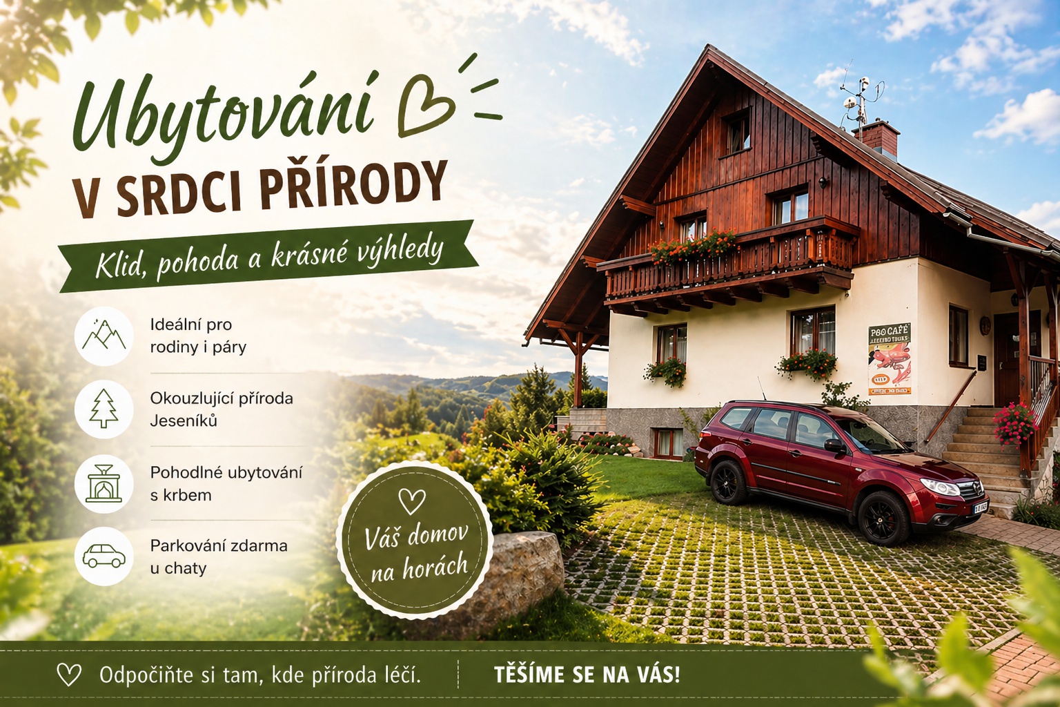 Ubytování Sylva v srdci přírody