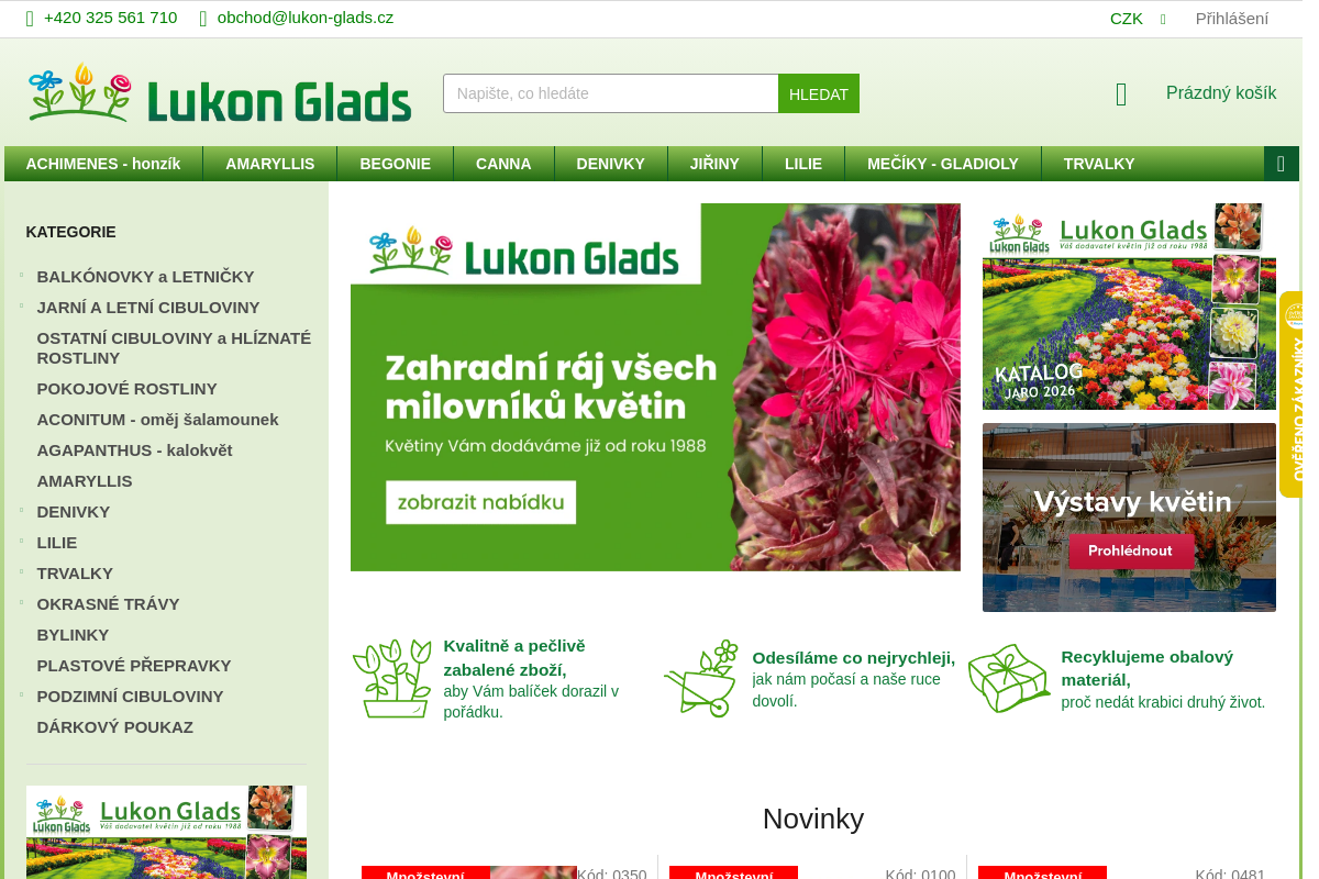 Zahradnictví Lukon Glads