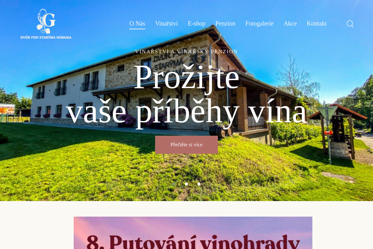 VINAŘSTVÍ - DVŮR POD STARÝMA HORAMA, s.r.o. foto 1