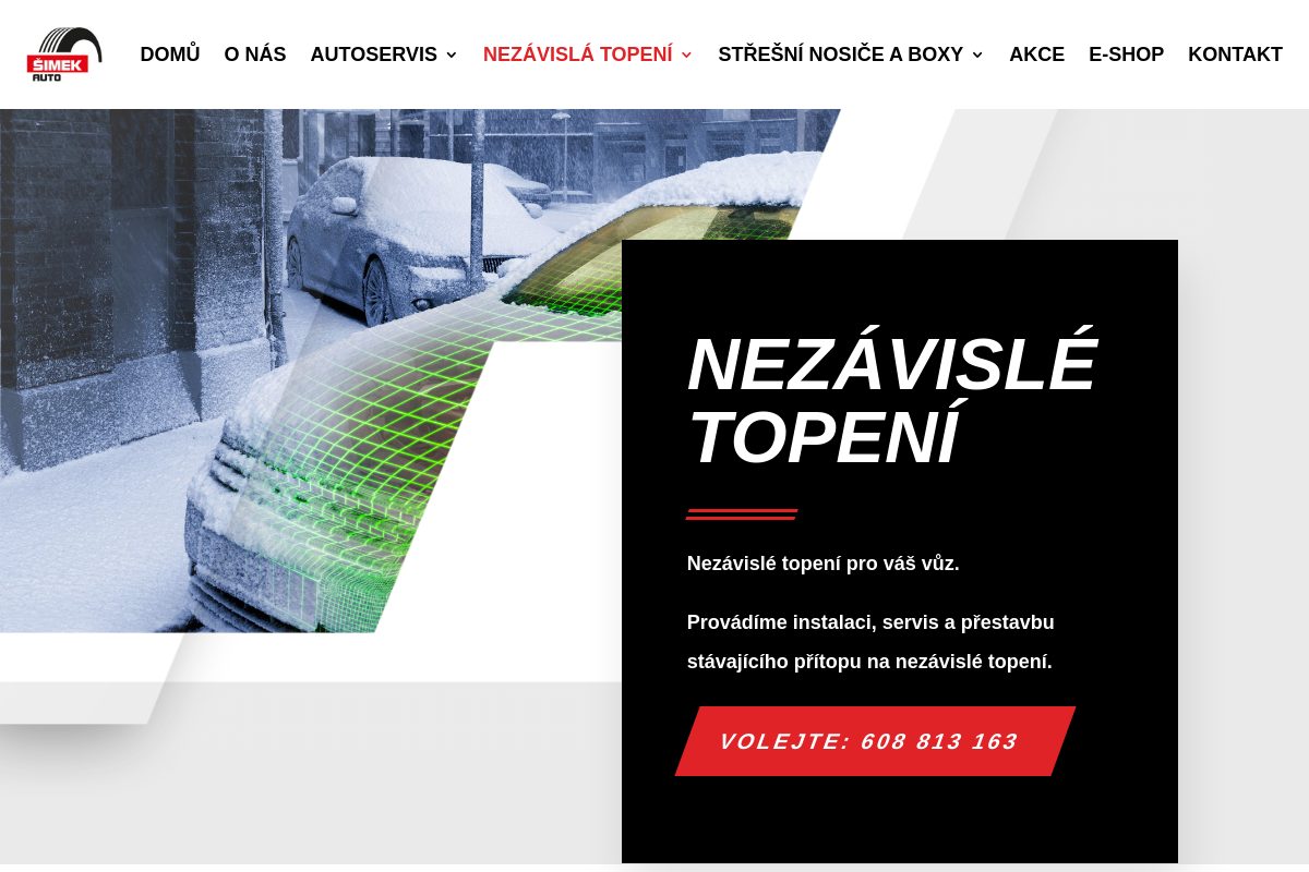 Webasto servis ŠIMEK