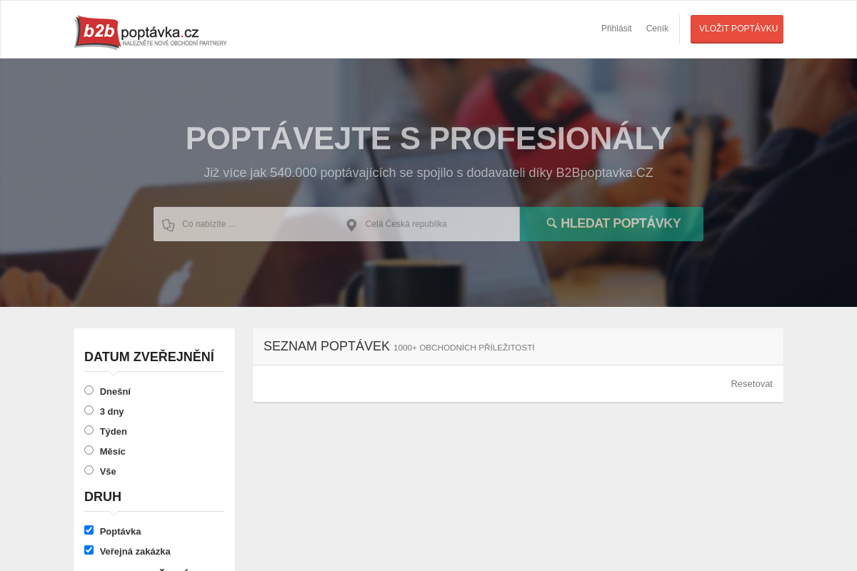 b2bpoptávka.cz