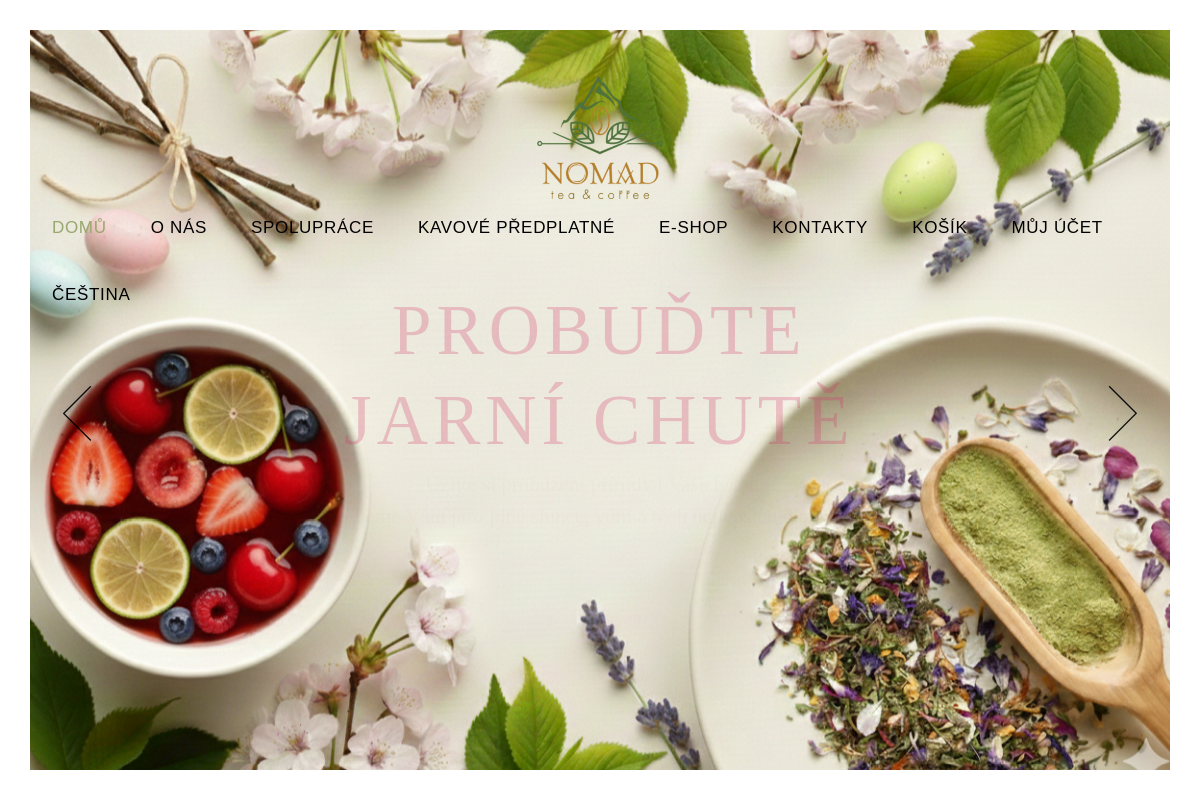 Nomad tea and coffee shop