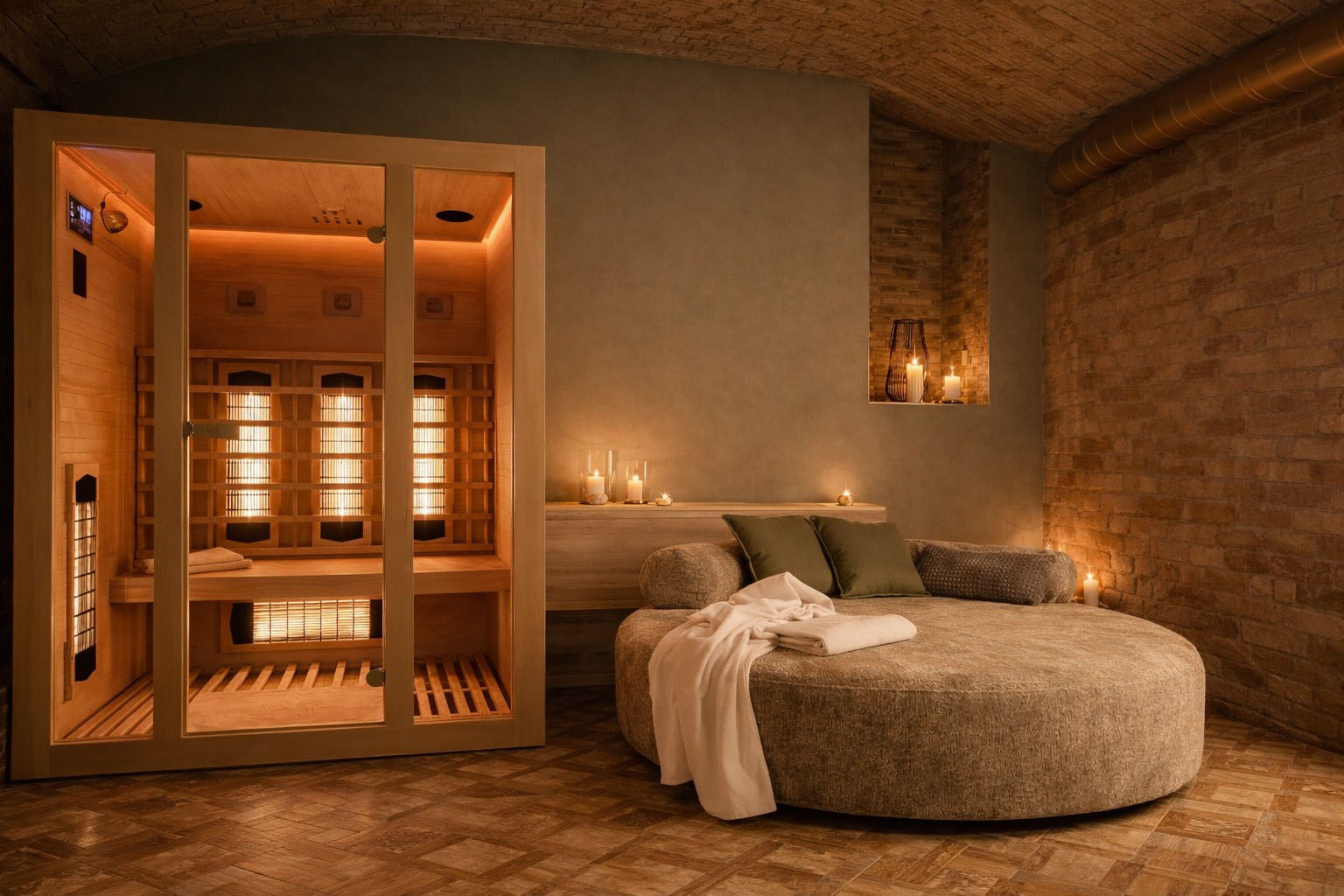 Romantické wellness pro 2 – sauna a lázeň