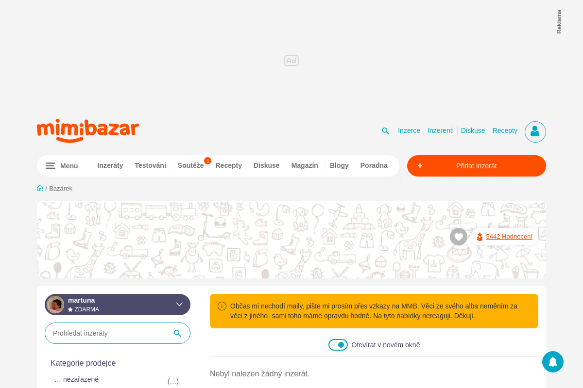 Mimibazar.cz/martuna