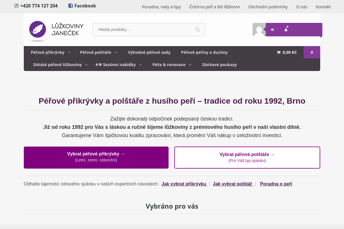 Lůžkoviny Janeček