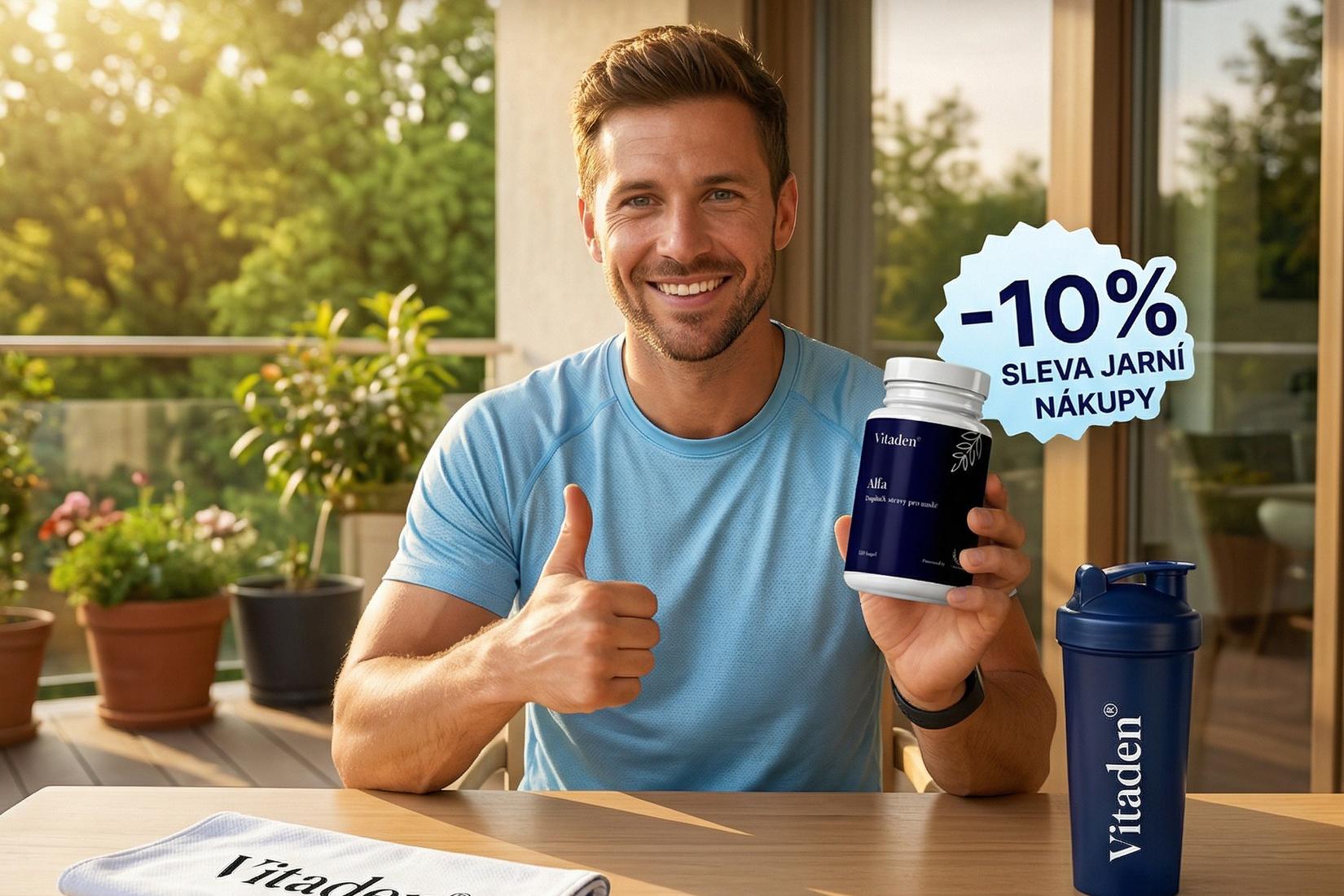 Dubnová akce: 10% sleva na vše a Vitaden® Alfa!