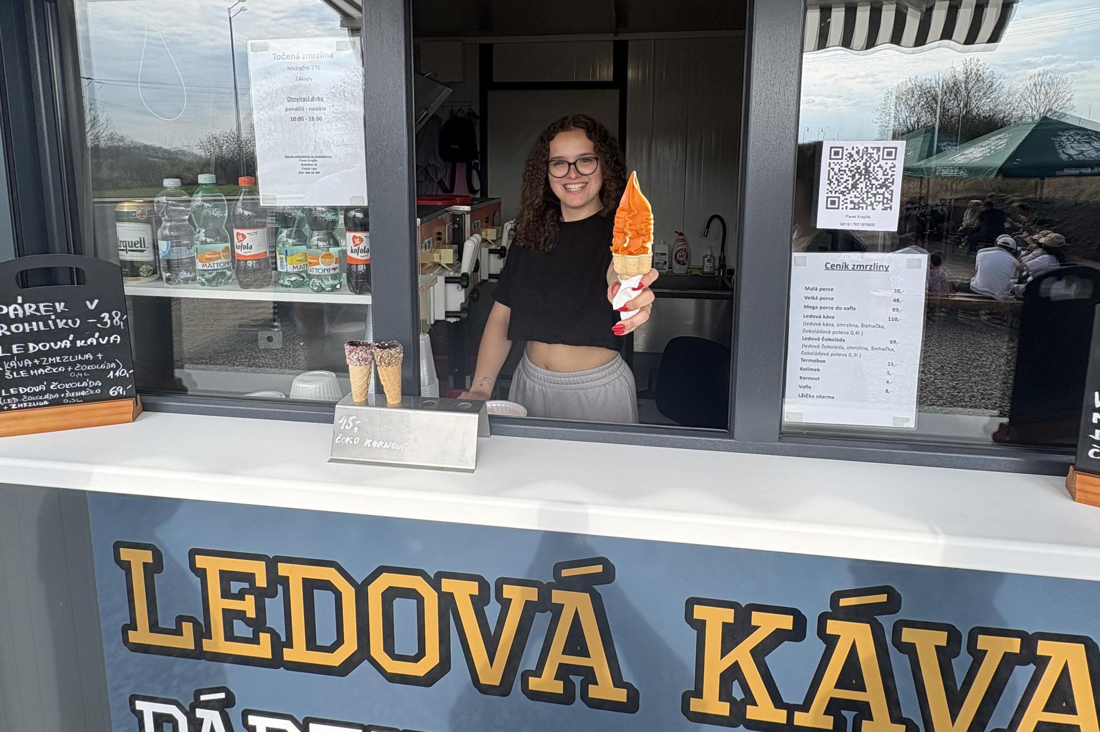 Točená zmrzlina Zákupy u České Lípy