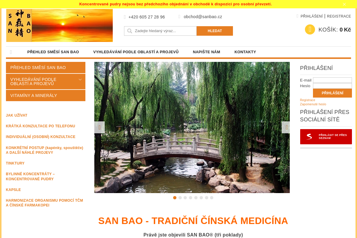 SAN BAO s.r.o. - Tradiční čínská medicína