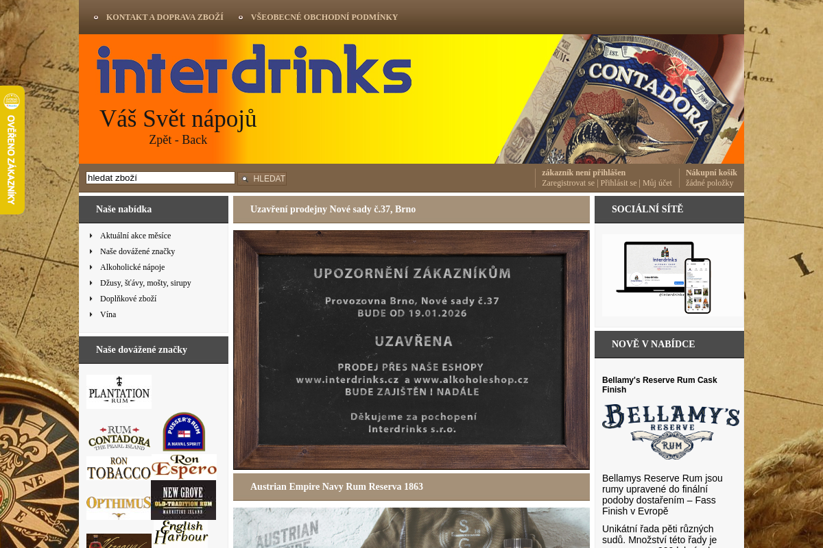 Eshop.interdrinks.cz foto 1