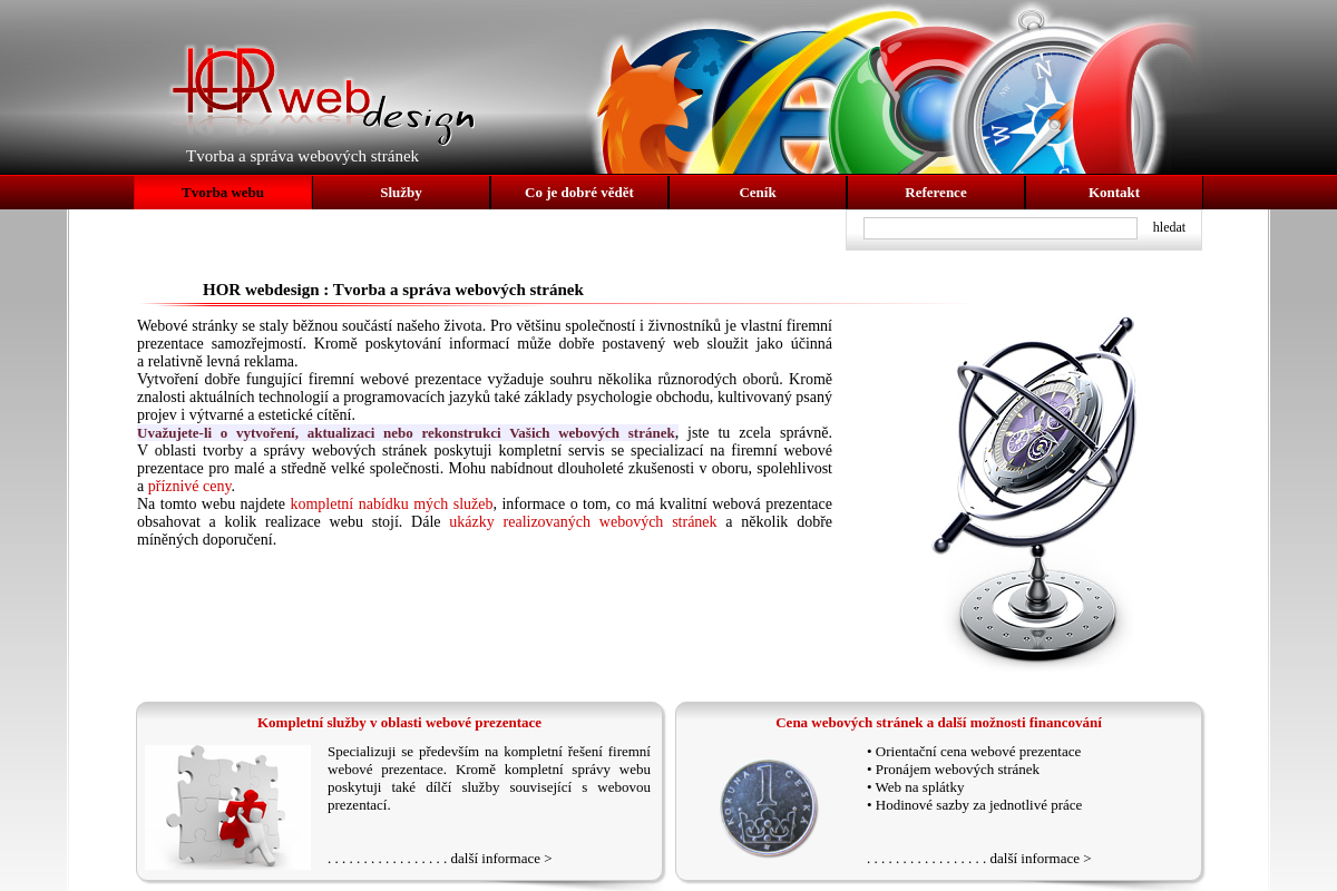 HOR webdesign Liberec